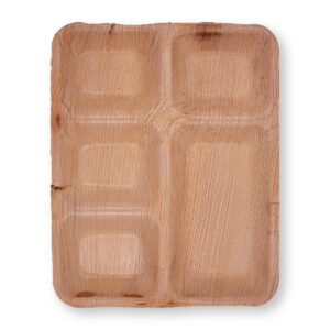 12"X10" 5 Compartments Plates